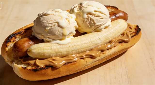 Peanut Butter Banana Dog Ice Cream Recipe